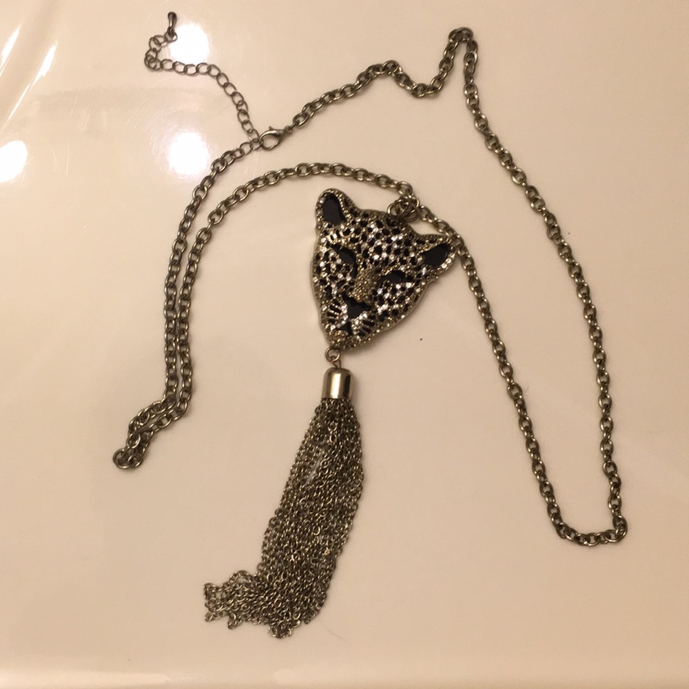 Sweater necklace